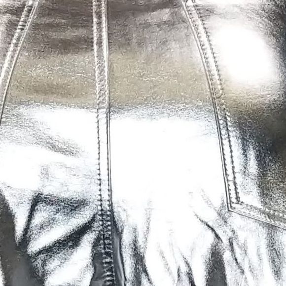 Weworewhat Women's Plus Sz Pants 30 Silver B000286 - Picture 4 of 4